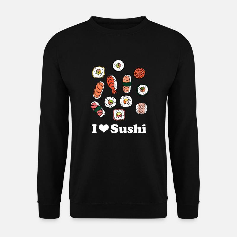 J'adore les sushis - Sweat-shirt Unisexe - noir