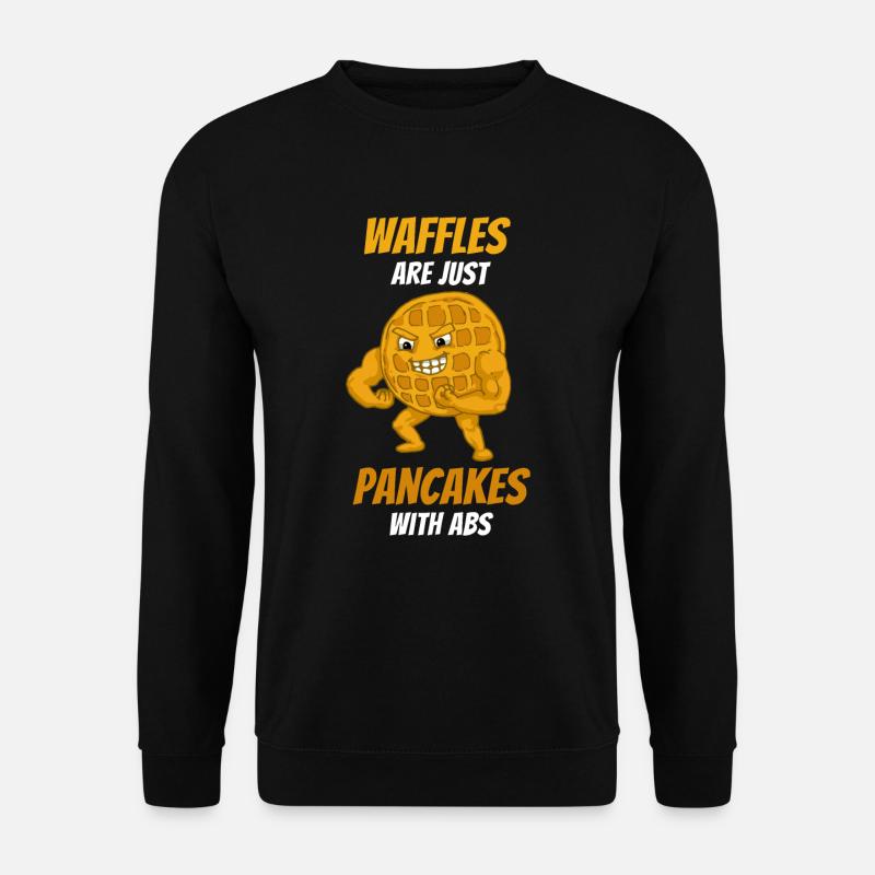 Waffel - Unisex Pullover - Schwarz