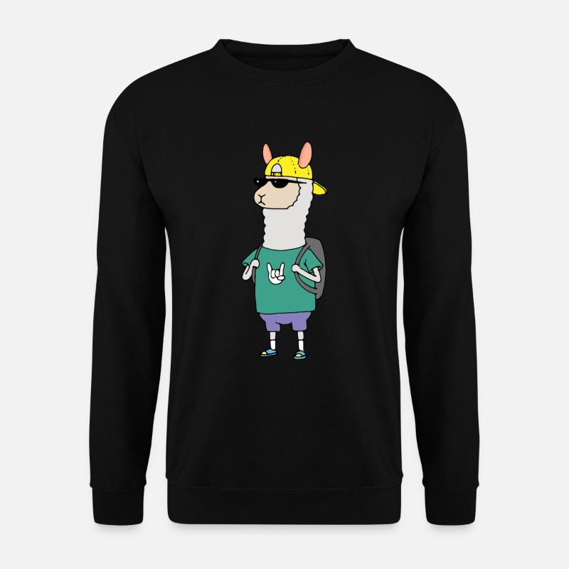 Alpaka Cool - Unisex Pullover - Schwarz