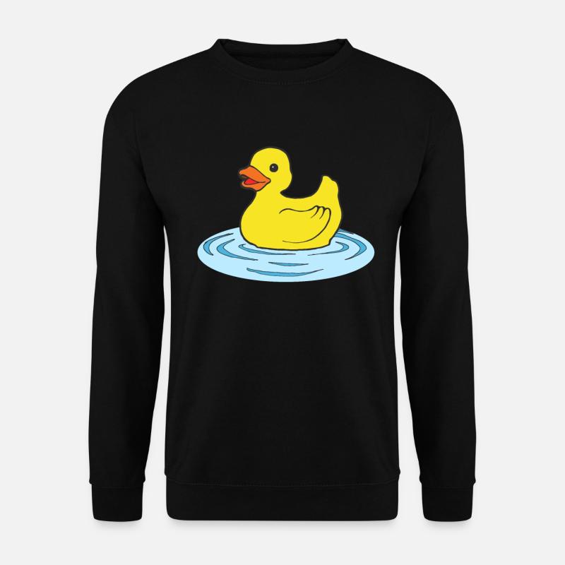 Badeente - Unisex Pullover - Schwarz