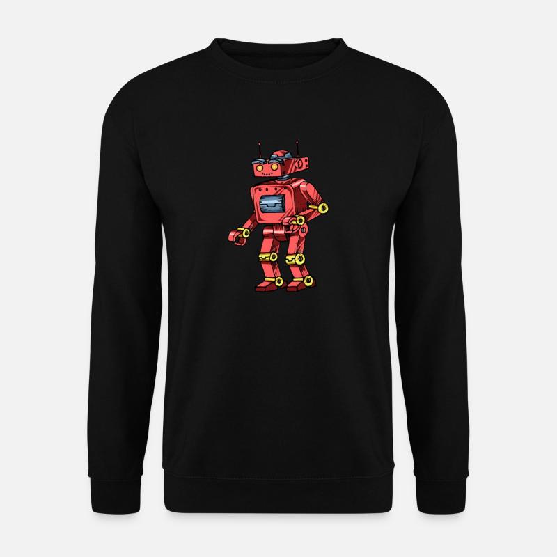 Robot - Unisex Sweatshirt - black