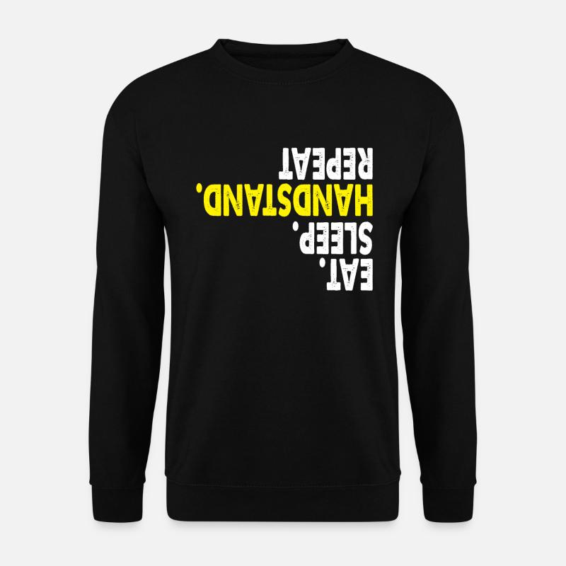 Handstand Gift Gymnastics - Unisex Sweatshirt - black