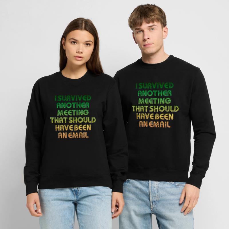 Treffen, das ein E-Mail-Angebot hätte sein sollen Unisex Pullover