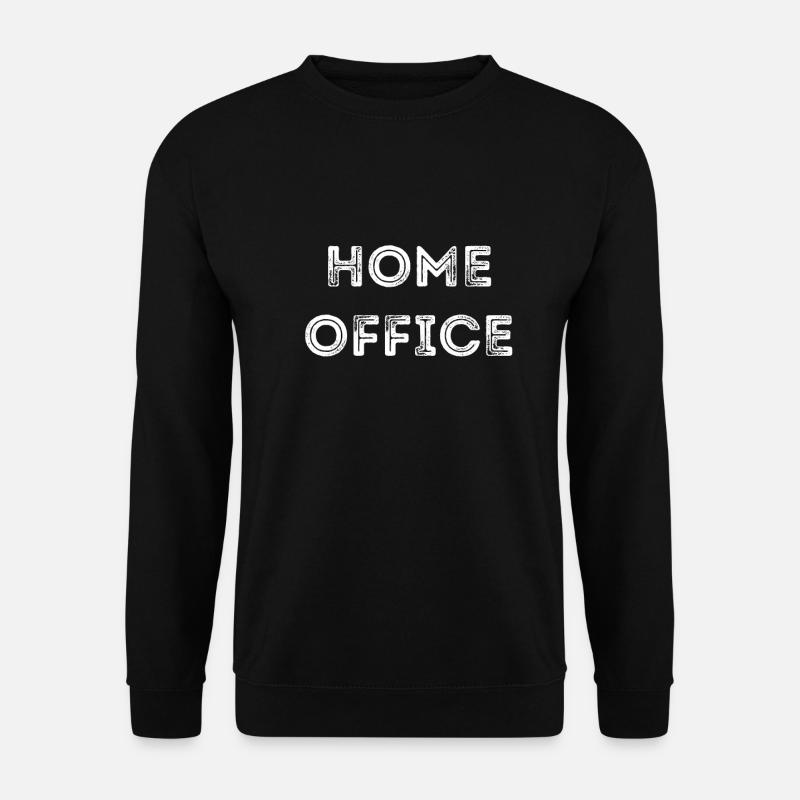 Home Office - Unisex Pullover - Schwarz