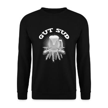 Gut Sud - gift for hobby brewers - Unisex Sweatshirt - black - Front - Alina (178cm) & Michal (187cm)