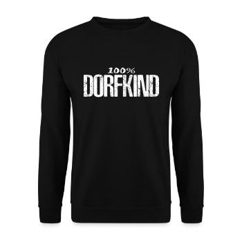 Landleben Dorf Geschenkidee - Unisex Pullover - Schwarz - Vorne - Alina (178cm) & Michal (187cm)