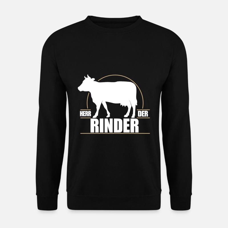 Herr der Rinder - Unisex Pullover - Schwarz