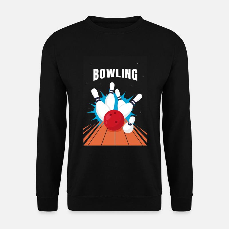 Bowling - Unisex Pullover - Schwarz