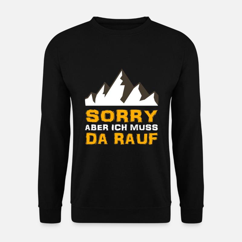 Wandern Bergsteiger Alpenverein Geschenkidee Natur - Unisex Pullover - Schwarz