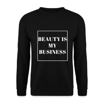 La beauté est mon affaire - Sweat-shirt Unisexe - noir - Devant - Alina (178cm) & Michal (187cm)