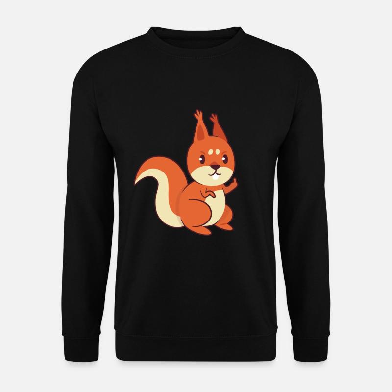squirrel - Unisex Sweatshirt - black
