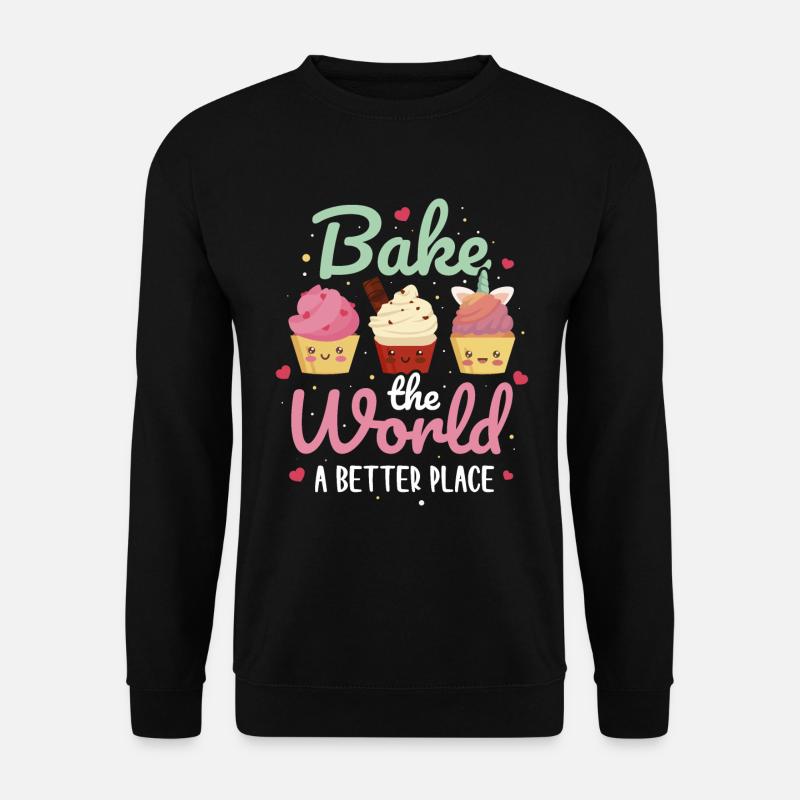 to bake - Unisex Sweatshirt - black