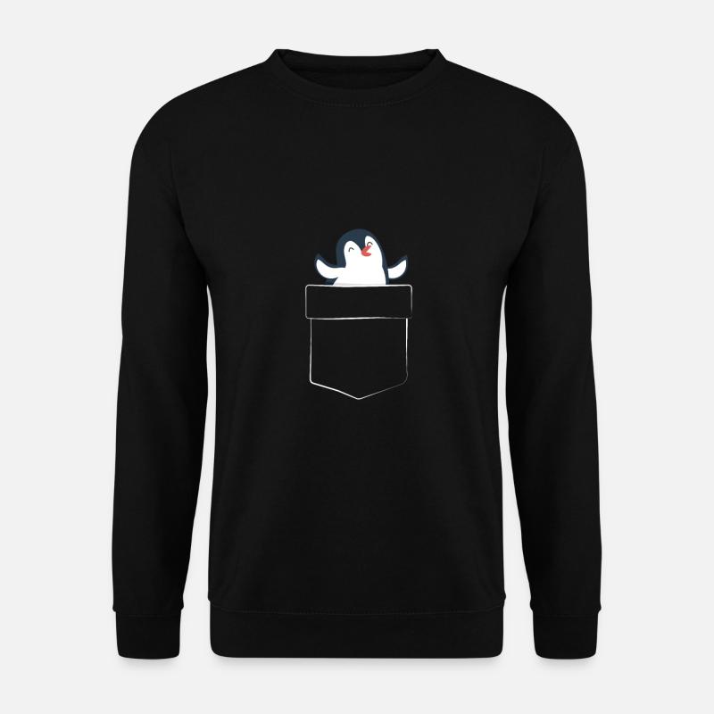Penguin - Unisex Sweatshirt - black