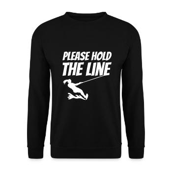 Ski nautique wakeboard sports nautiques - Sweat-shirt Unisexe - noir - Devant - Alina (178cm) & Michal (187cm)