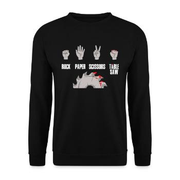 Carpenter joiner carpenter gift - Unisex Sweatshirt - black - Front - Alina (178cm) & Michal (187cm)