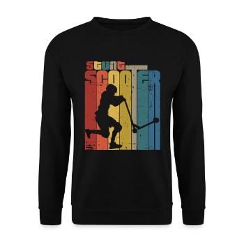 Scooter - Unisex Pullover - Schwarz - Vorne - Alina (178cm) & Michal (187cm)