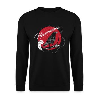 Literatur Dichter Author Geschenk - Unisex Pullover - Schwarz - Vorne - Alina (178cm) & Michal (187cm)