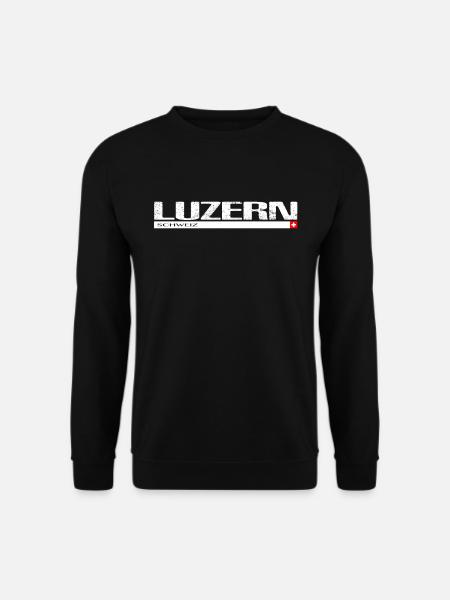 Luzern Schweiz Weihnachten T-shirt Zentralschweiz - Unisex Pullover - Schwarz