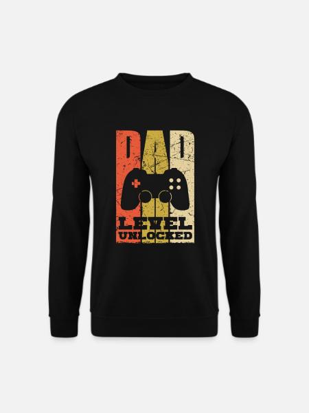 Cadeau de papa grossesse papa gamer - Sweat-shirt Unisexe - noir