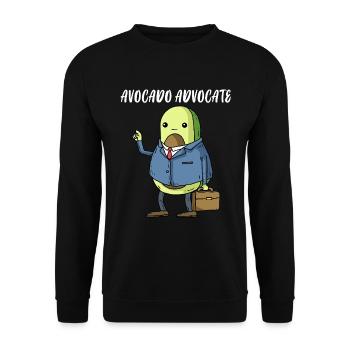 Avocat avocat juriste avocat avocat cadeau - Sweat-shirt Unisexe - noir - Devant - Alina (178cm) & Michal (187cm)