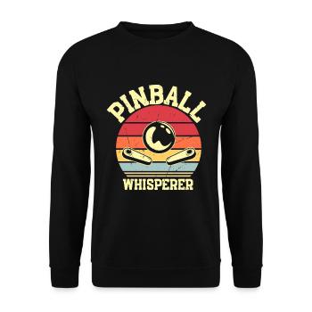 Flipper Retro Gamer Zocker - Sweat-shirt Unisexe - noir - Devant - Alina (178cm) & Michal (187cm)