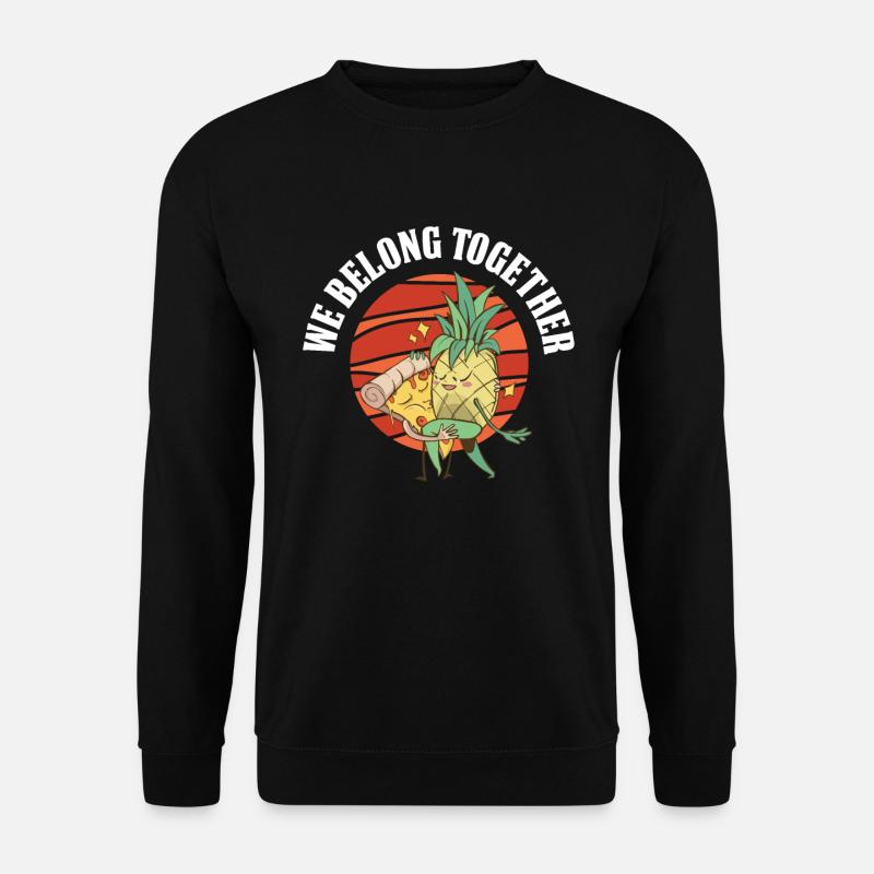 Pizza Pineapple Pizza - Unisex Sweatshirt - black
