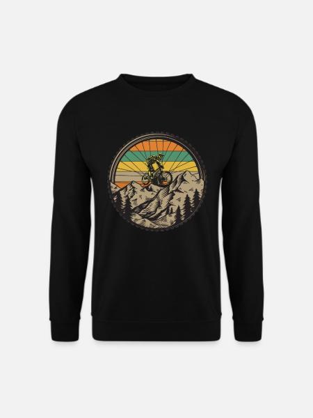 Mountain Biker - Unisex Pullover - Schwarz