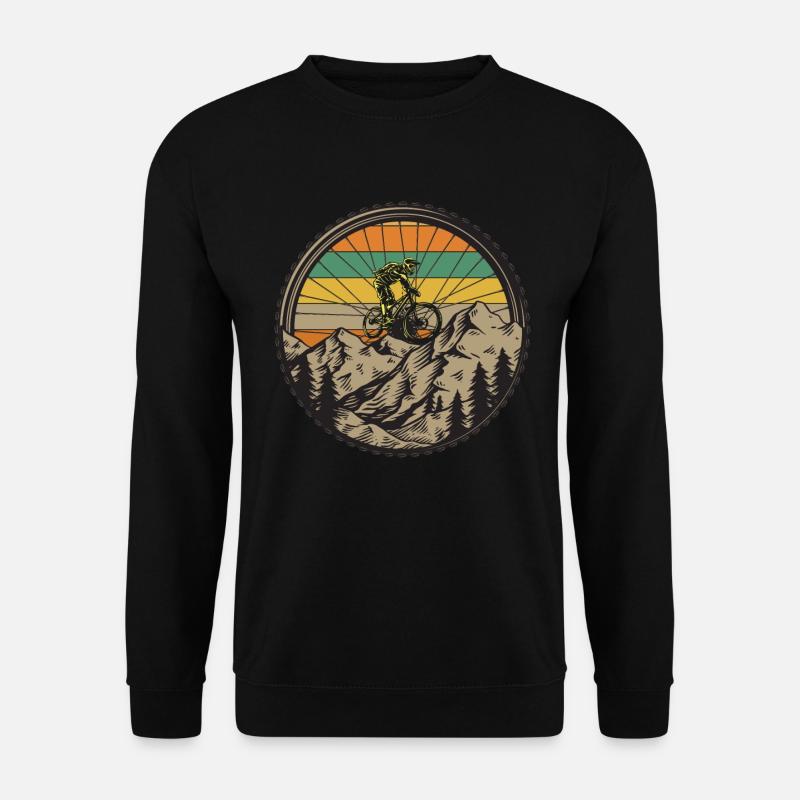 Mountain Biker - Unisex Sweatshirt - black