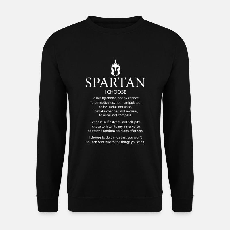 Spartaner Molon Labe - Unisex Pullover - Schwarz