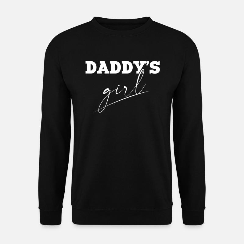 Daddy's Girl Fathers Day Gift - Unisex Pullover - Schwarz