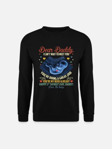 Love The Bump Dad - Unisex Sweatshirt - black