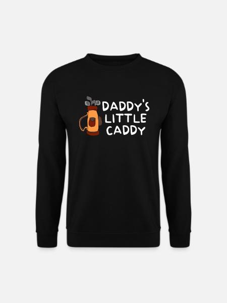 Daddy's Little Caddy and Daddy Golfing - Unisex Sweatshirt - black