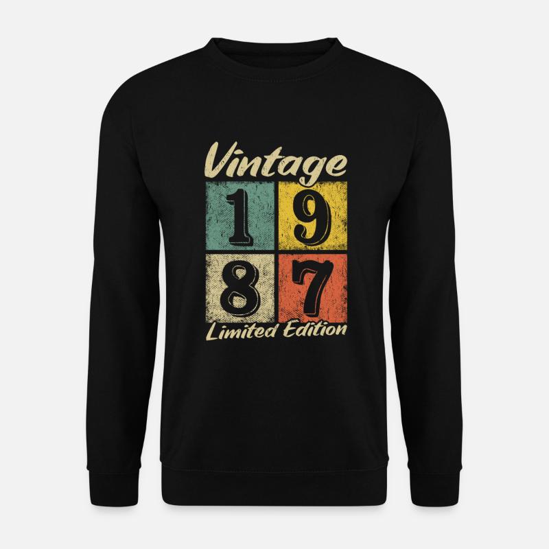 Legendär seit 1987 - Geburtsjahr 1987 vintage - Unisex Pullover - Schwarz