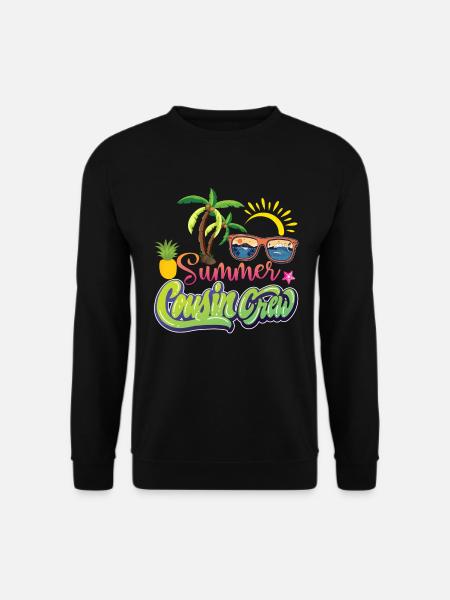 Summer Cousin Crew Beach Vacation - Unisex Sweatshirt - black