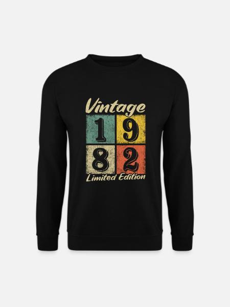 Legendary since 1982 - year of birth 1982 vintage - Unisex Sweatshirt - black