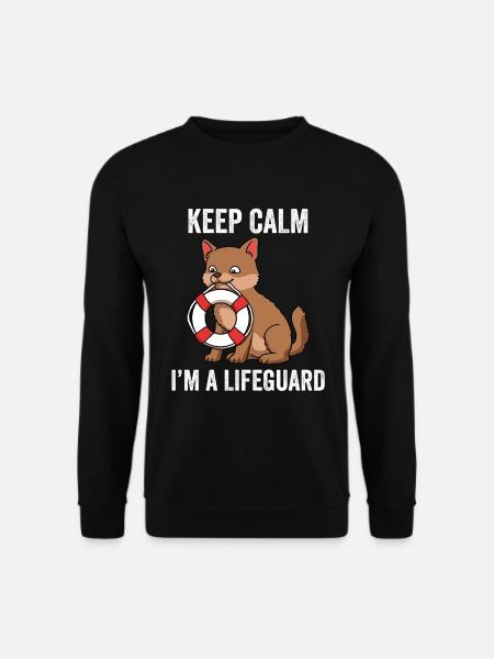 Im A Lifeguard Rettungsschwimmer Geschenk - Unisex Pullover - Schwarz