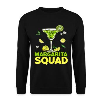 Margarita Squad T Shirt - Unisex Pullover - Schwarz - Vorne - Alina (178cm) & Michal (187cm)