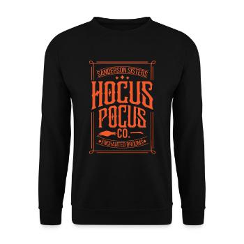 Sanderson Sisters Hocus Pocus Co Enchanted Brooms - Unisex Pullover - Schwarz - Vorne - Alina (178cm) & Michal (187cm)