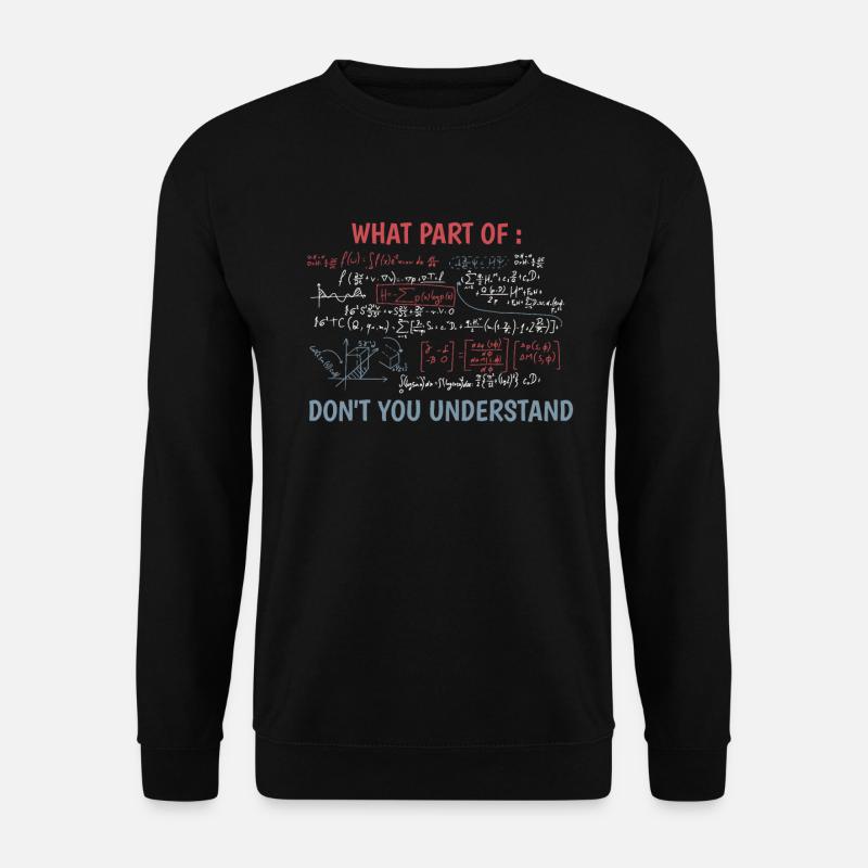 Funny Complex Equation Math Teacher - Unisex Sweatshirt - black