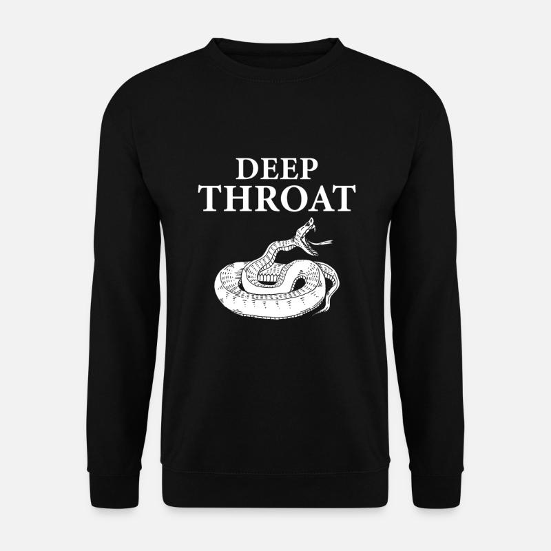 Deep Throat - Unisex Pullover - Schwarz