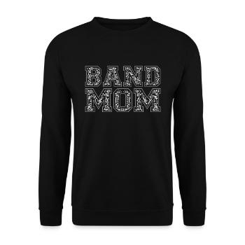 Marching Band Mom Mother - Unisex Sweatshirt - black - Front - Alina (178cm) & Michal (187cm)