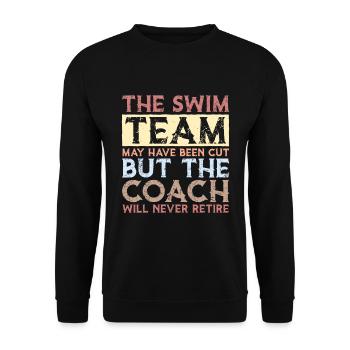 Vasectomy Joke - Unisex Sweatshirt - black - Front - Alina (178cm) & Michal (187cm)