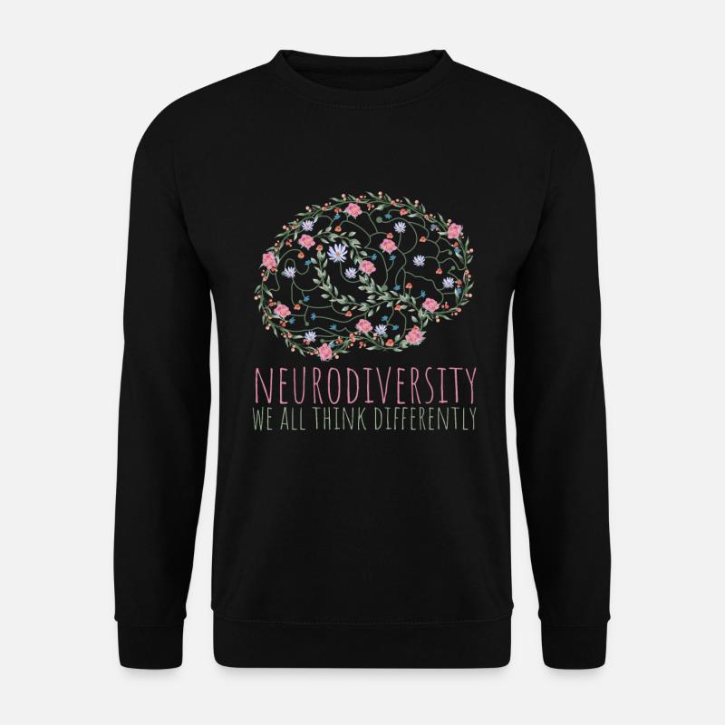 Feiern Sie Neurodiversität Autismus - Unisex Pullover - Schwarz