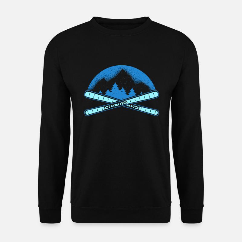 Skiing Ski Instructor - Unisex Sweatshirt - black