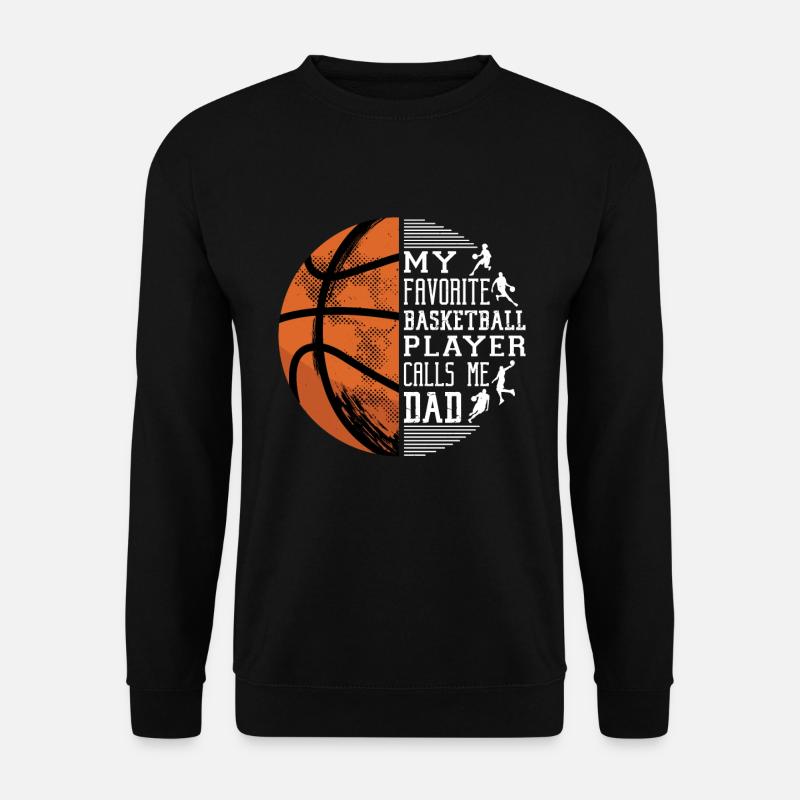 Basketball-Vater - Unisex Pullover - Schwarz