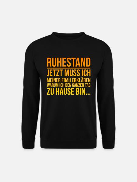 Ruhestand Pensionierung Abschiedsfeier Abschieds - Unisex Pullover - Schwarz