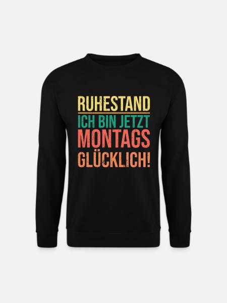 Ruhestand Pensionierung Abschiedsfeier Abschieds - Unisex Pullover - Schwarz