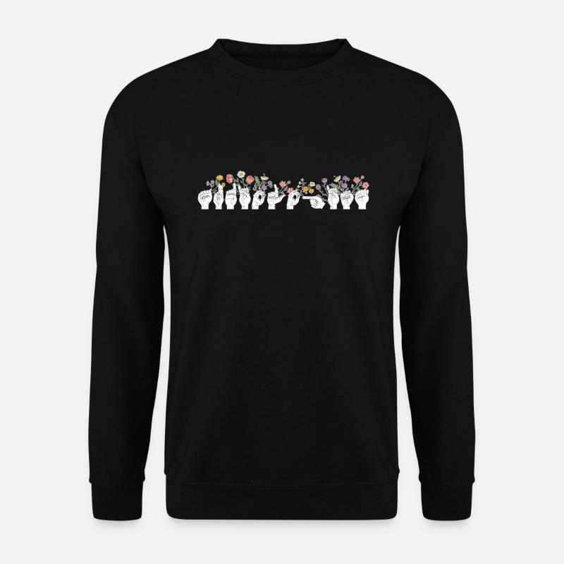 Gebärdensprach-Audiologe - Unisex Pullover - Schwarz