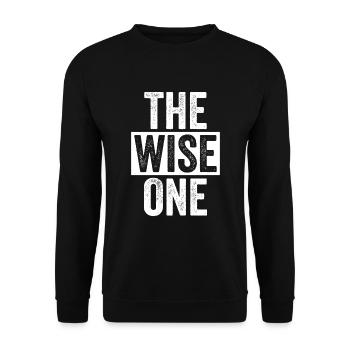 Passover Pesach Jewish Holiday Afikoman - Unisex Pullover - Schwarz - Vorne - Alina (178cm) & Michal (187cm)