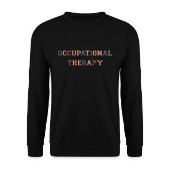 Occupational Therapist OT Occupational Therapy - Unisex Sweatshirt - black - Front - Alina (178cm) & Michal (187cm)